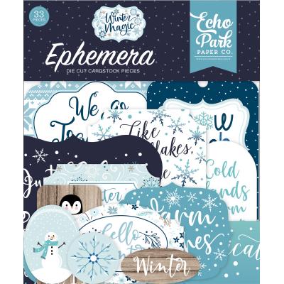 Echo Park Winter Magic Die Cuts - Ephemera